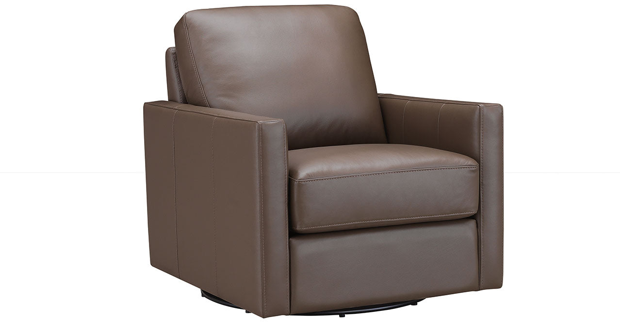 Dillon Swivel Leather Chair