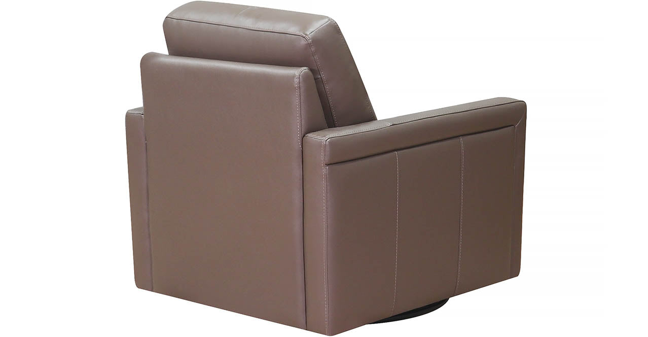 Alice Swivel Leather Chair