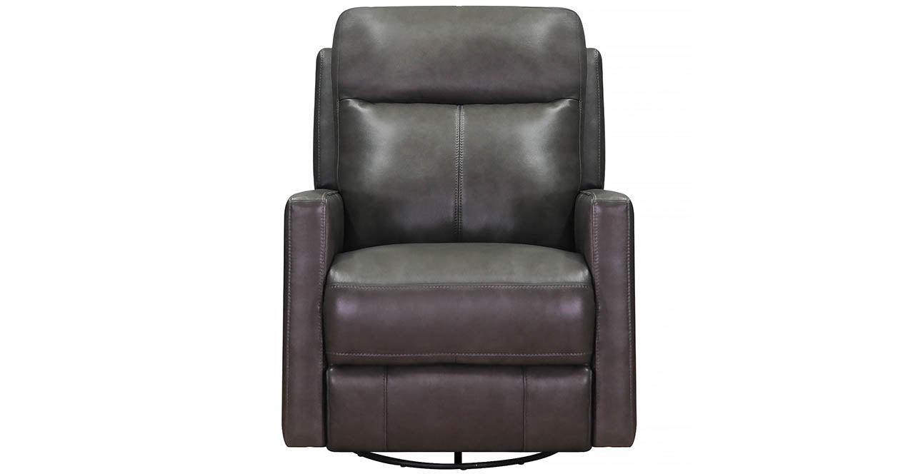 Vienna Manual Swivel Rocker Leather Recliner