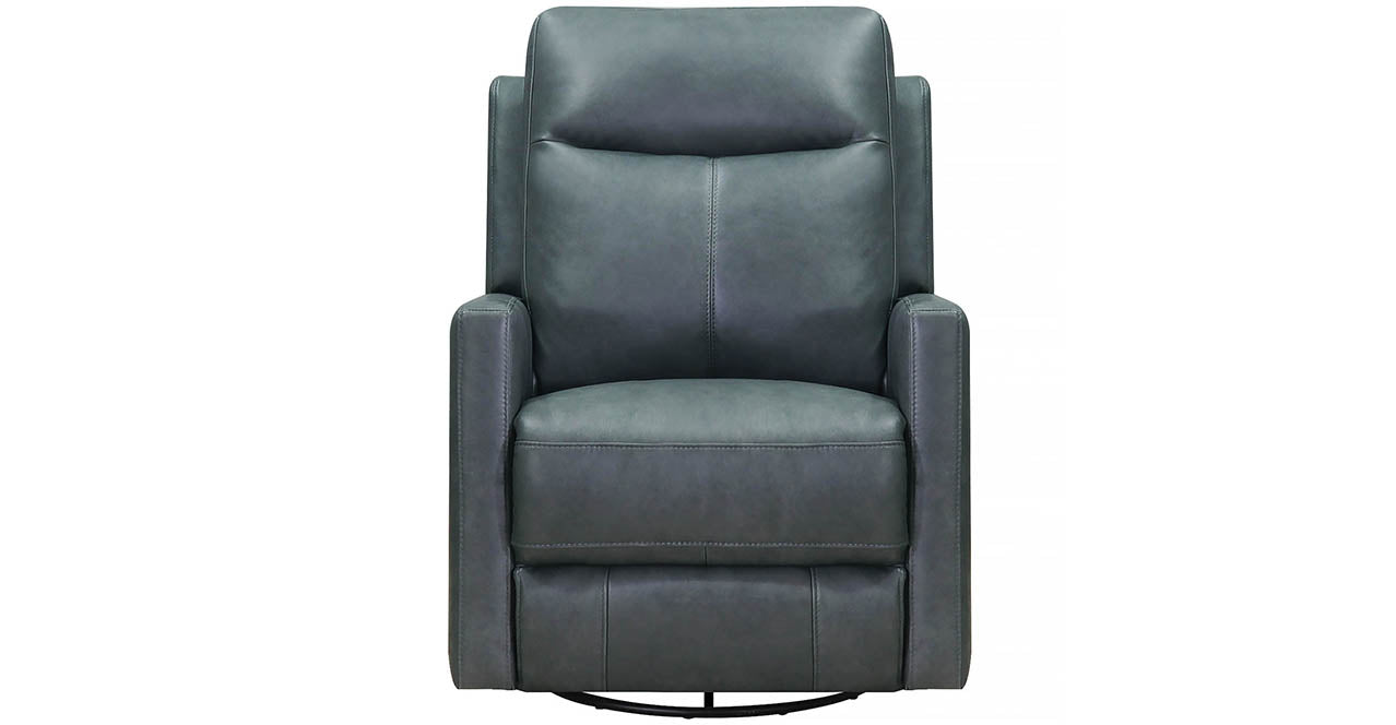 Vienna Manual Swivel Rocker Leather Recliner