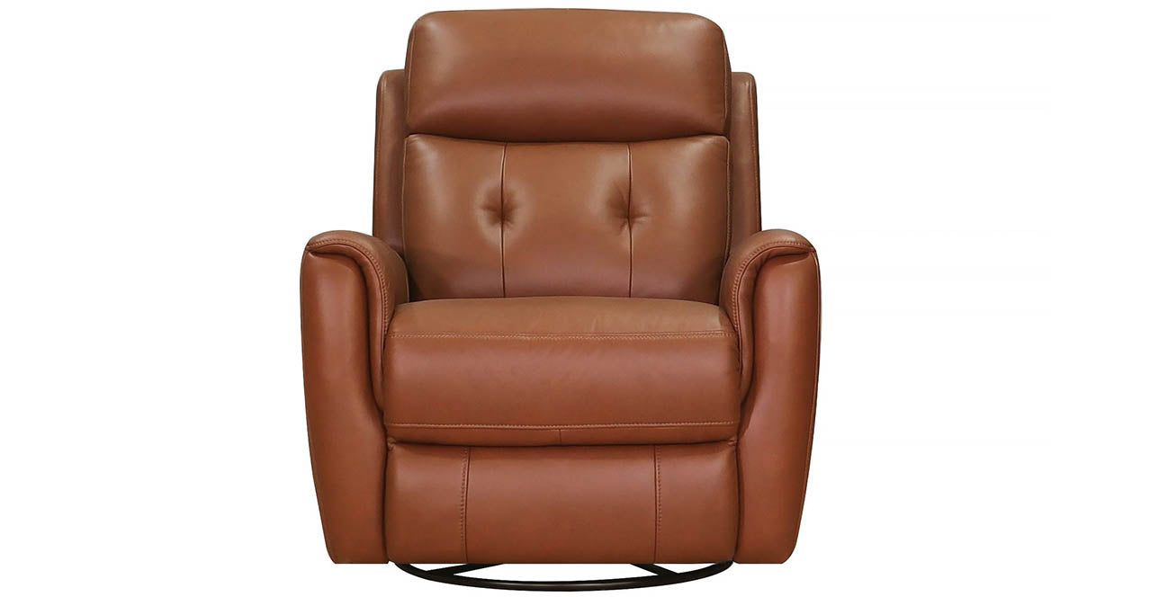 Torino Power Headrest Swivel Rocker Leather Recliner