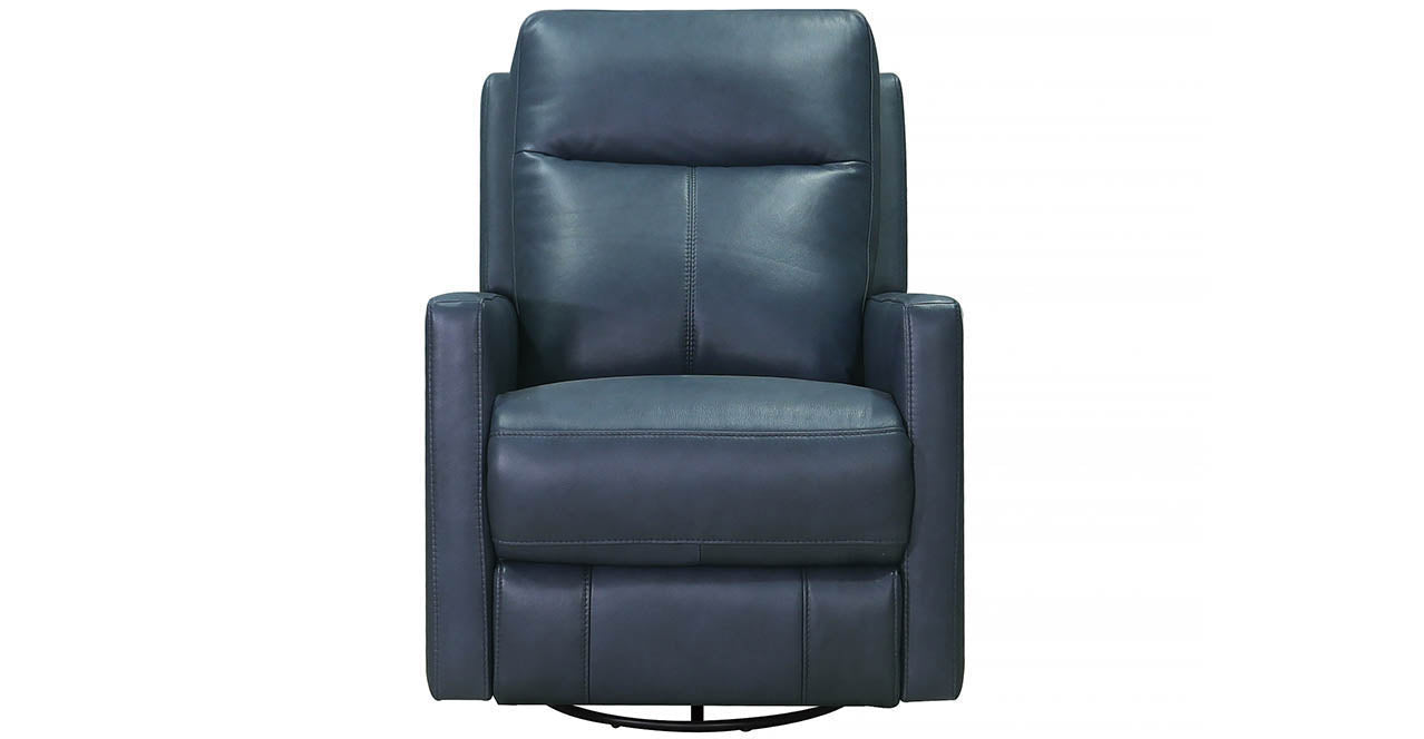 Vienna Power Headrest Swivel Glider Leather Recliner