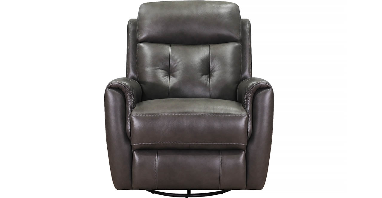 Torino Power Headrest Swivel Rocker Leather Recliner