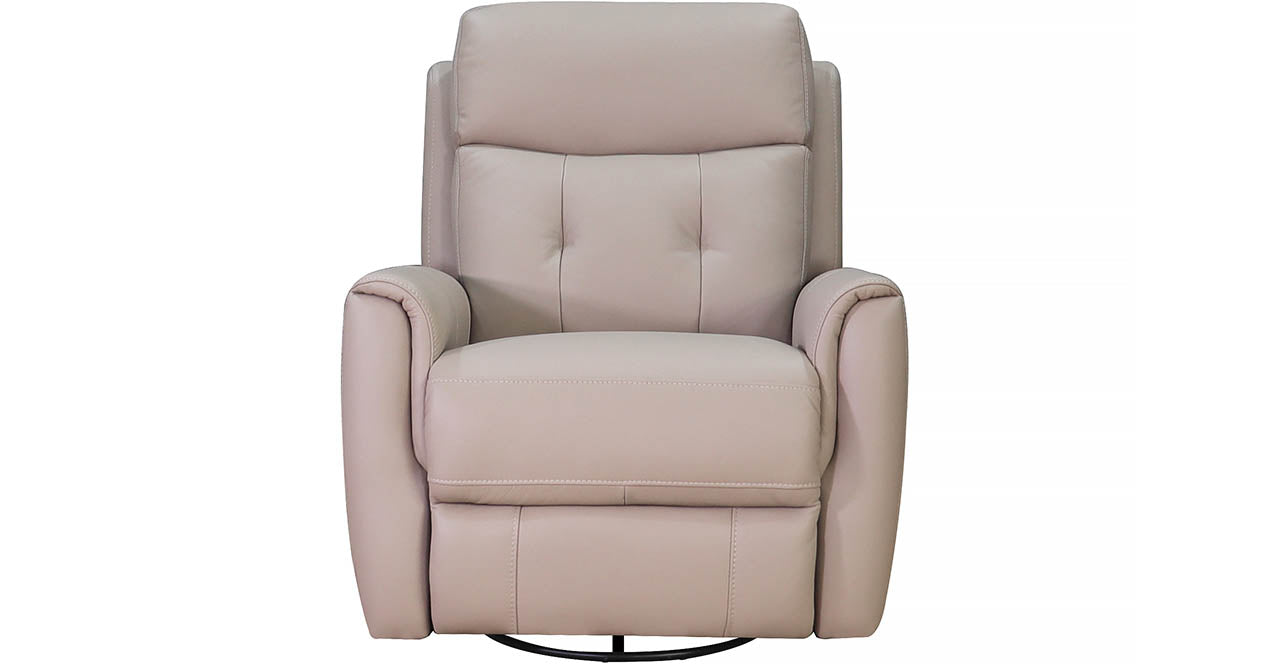 Torino Manual Swivel Glider Leather Recliner