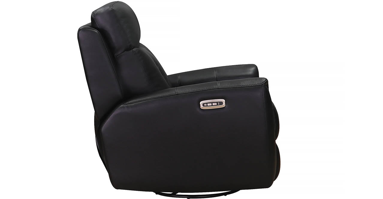 Torino Power Headrest Swivel Rocker Leather Recliner