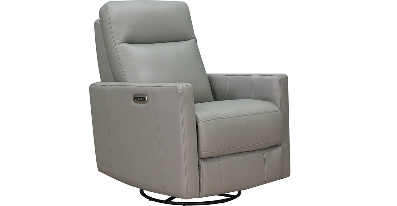 Ashby Power Headrest Swivel Rocker Leather Recliner