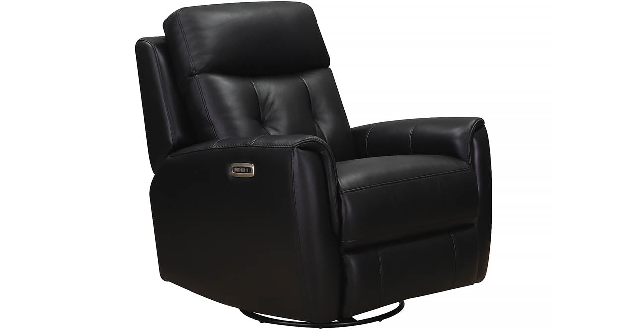 Torino Power Headrest Swivel Rocker Leather Recliner