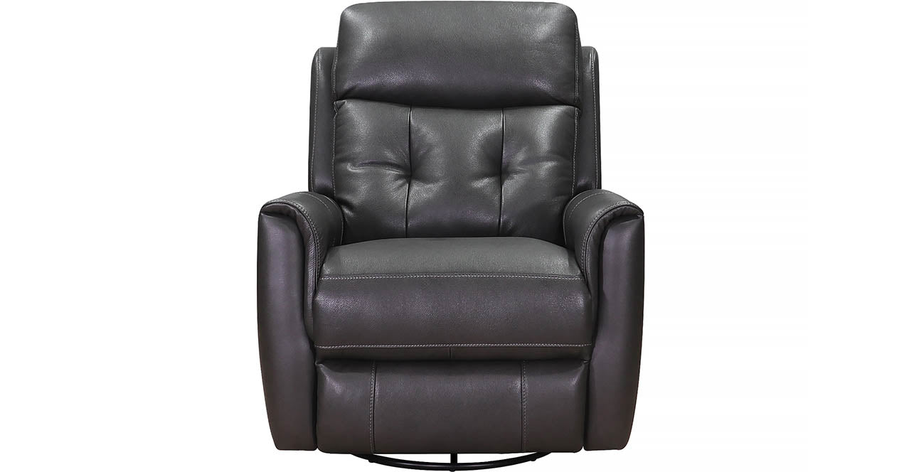 Torino Power Headrest Swivel Rocker Leather Recliner