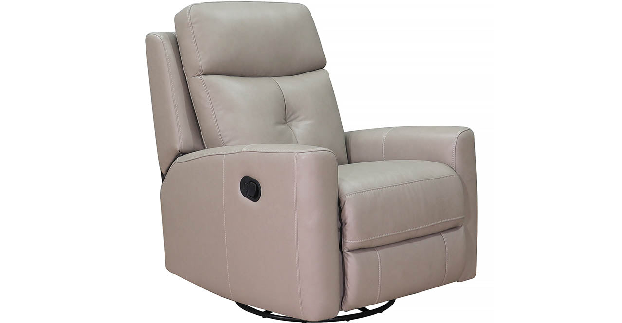 Sterling Manual Swivel Glider Leather Recliner