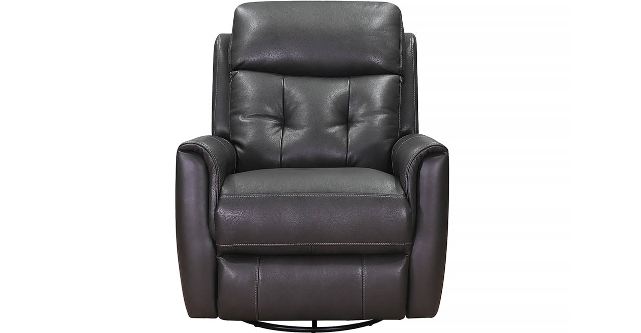 Torino Manual Swivel Rocker Leather Recliner