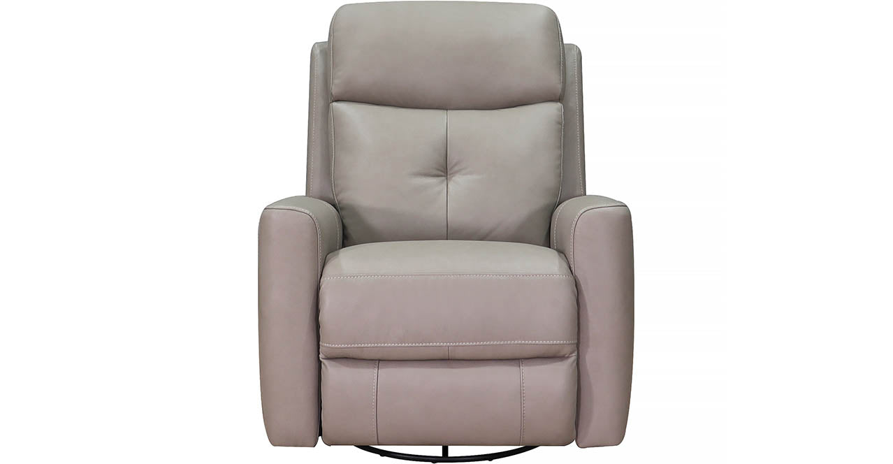 Sterling Manual Swivel Glider Leather Recliner