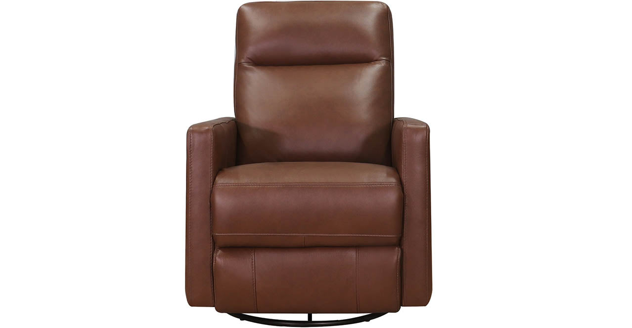 Ashby Power Headrest Swivel Rocker Leather Recliner