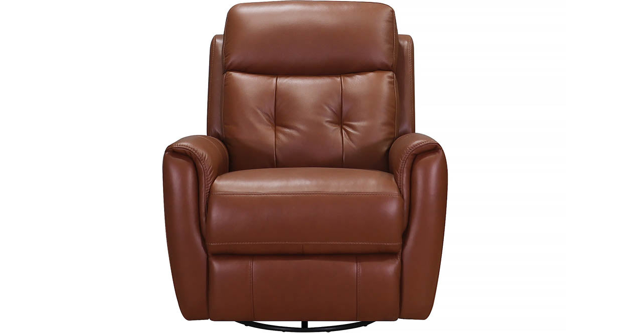 Torino Manual Swivel Rocker Leather Recliner