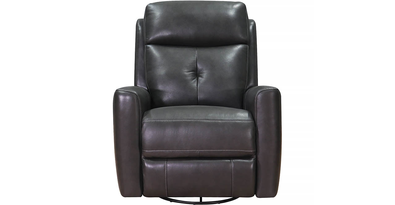 Sterling Manual Swivel Glider Leather Recliner