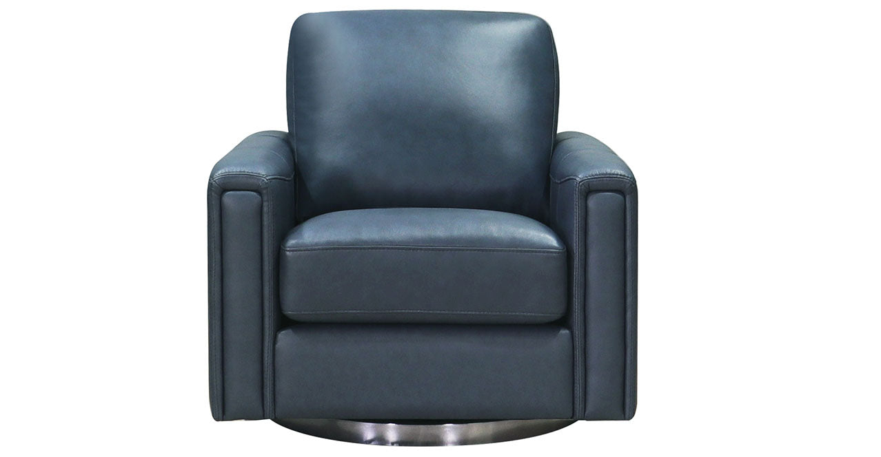 Hayward Swivel Leather Chair