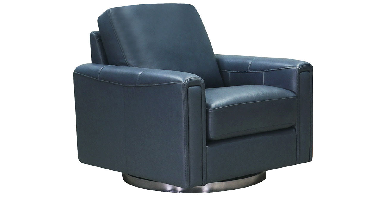 Hayward Swivel Leather Chair