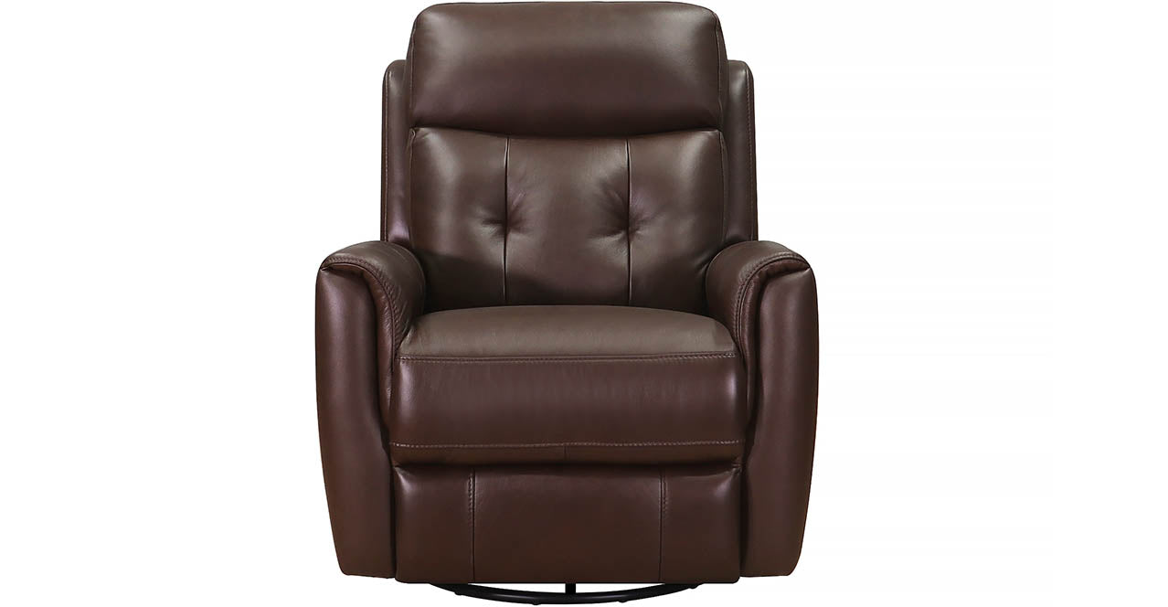 Torino Manual Swivel Rocker Leather Recliner