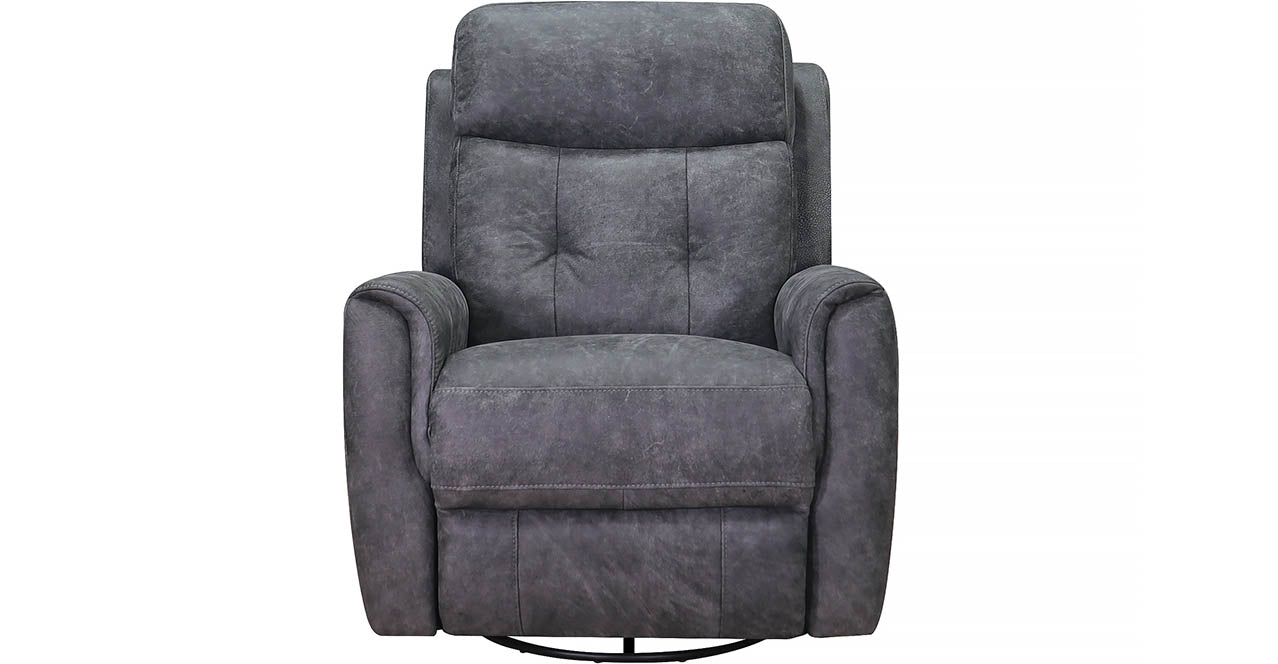 Torino Manual Swivel Rocker Leather Recliner