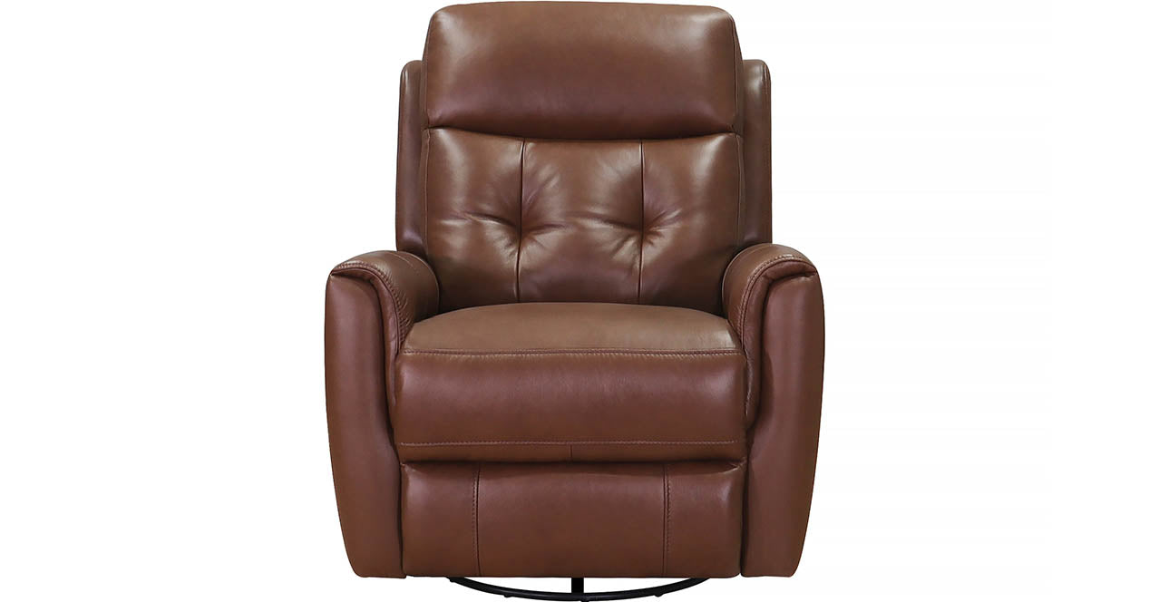 Torino Manual Swivel Rocker Leather Recliner