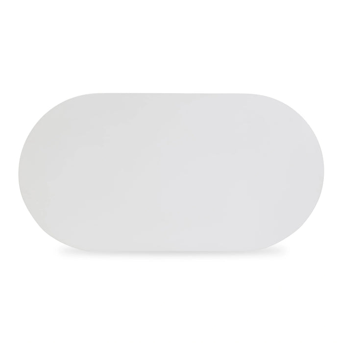 Nara 84" Pure White Indoor/Outdoor Concrete Dining Table