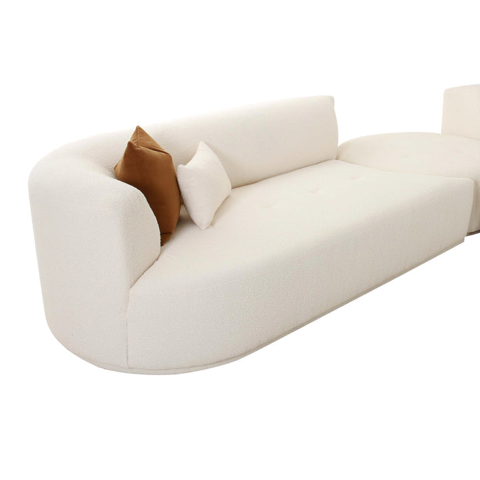 Fickle Cream Boucle Modular Sofa