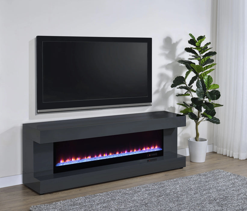 Mallory TV Stand Fireplace Console
