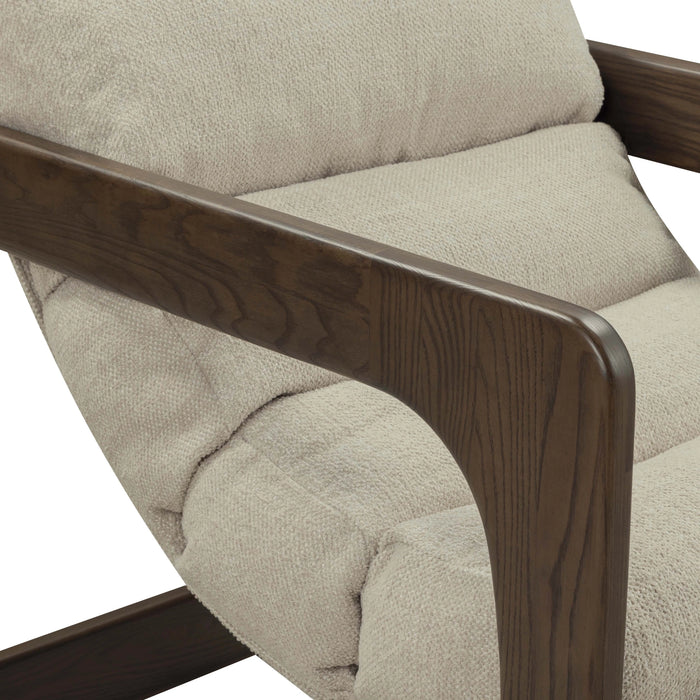 Palma Contract-Grade Textured Weave Fabric Accent Chair