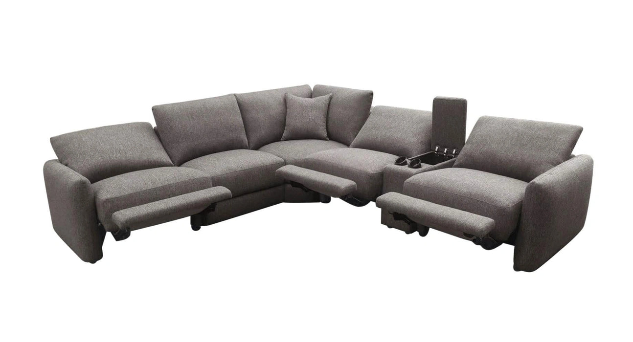 Valle Power Reclining Sectional End Chair - Home And Beyond