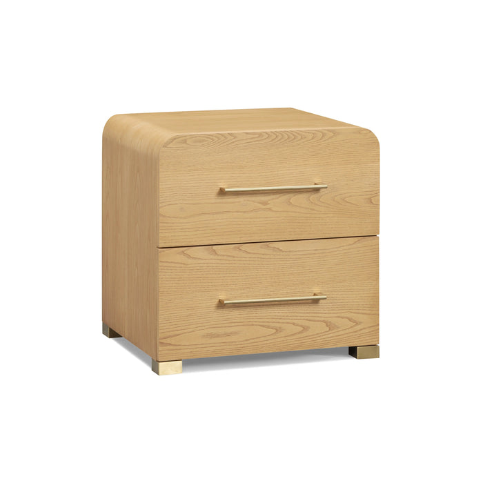 Marissa 22" Ash 2-Drawer Nightstand