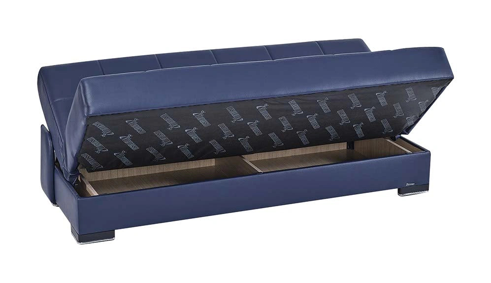 Ottomanson Soho Collection Upholstered Convertible Sofabed with Storage
