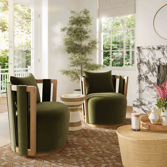 Paolo Swivel Accent Chair