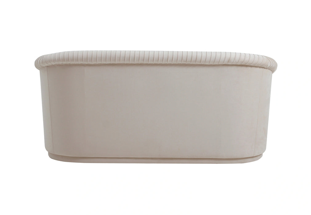 Yara 70" Pleated Performance Velvet Loveseat