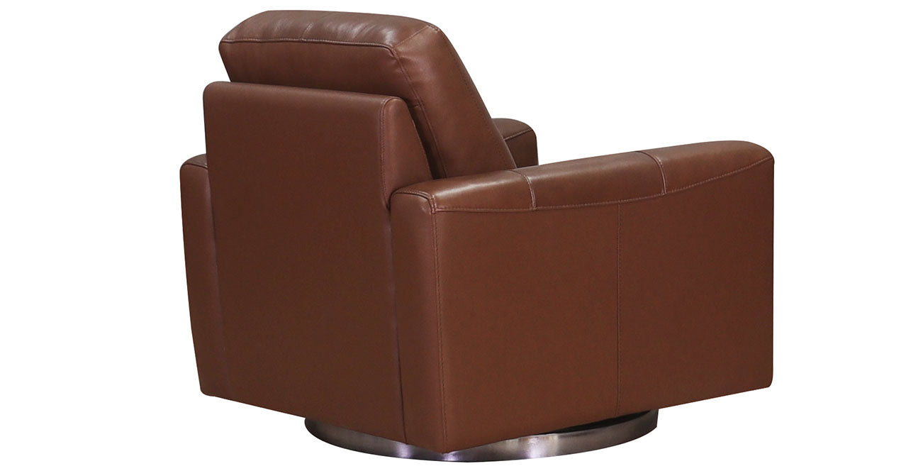 Hayward Swivel Leather Chair