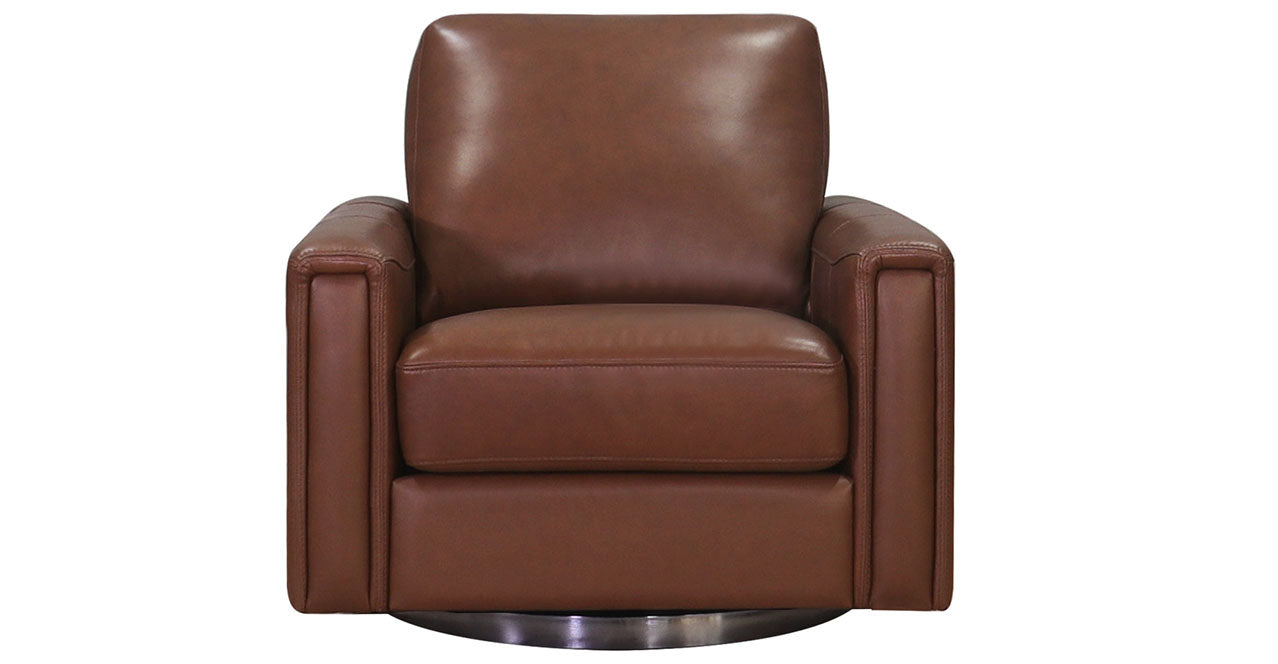 Hayward Swivel Leather Chair