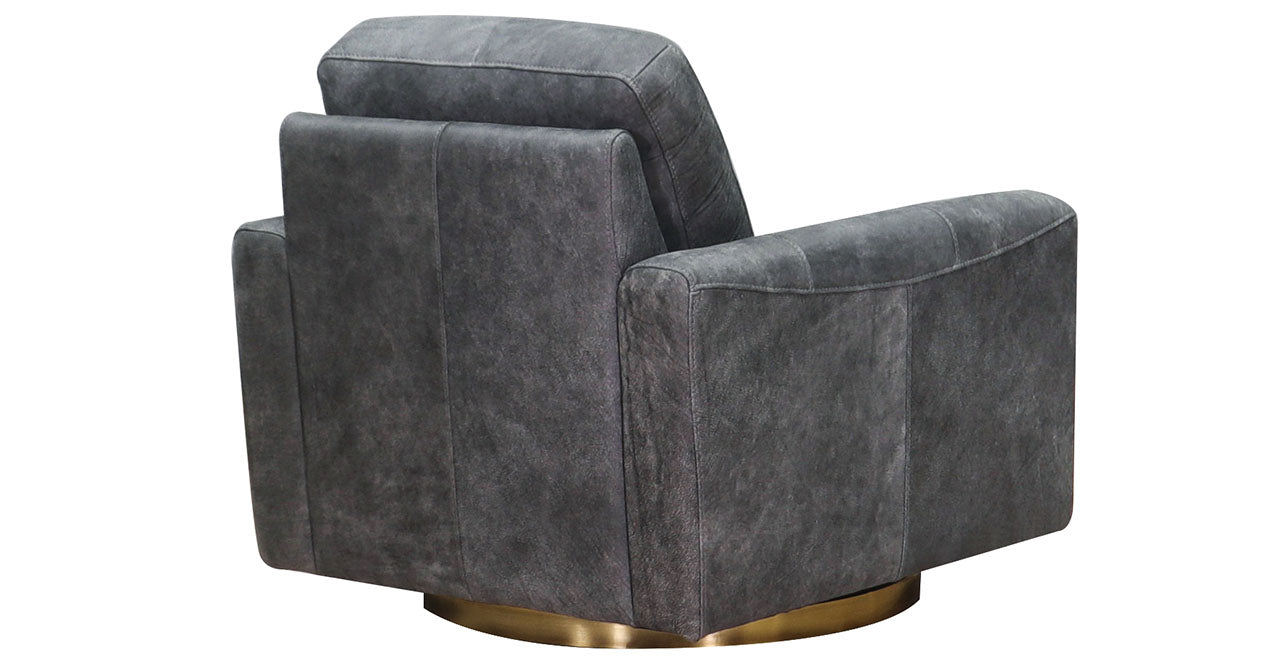 Hayward Swivel Leather Chair