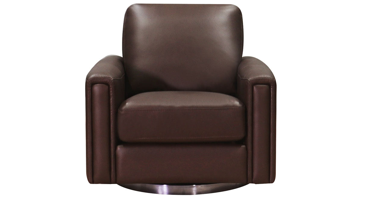 Hayward Swivel Leather Chair