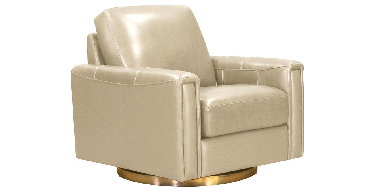 Hayward Swivel Leather Chair