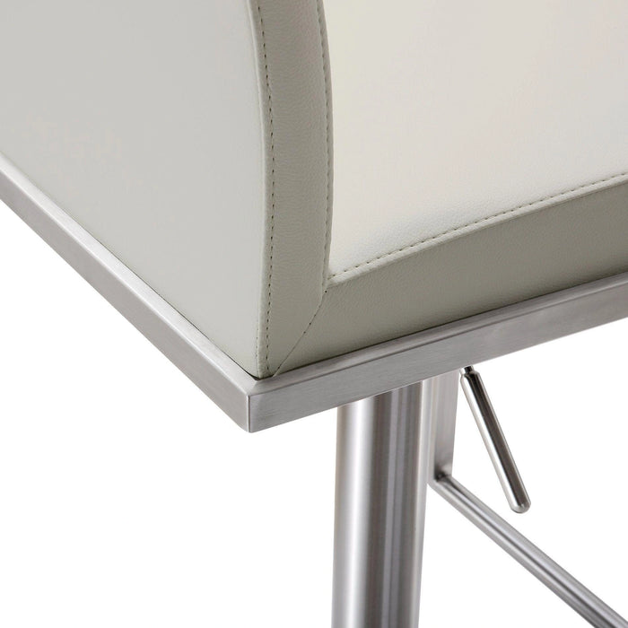 Amalfi Performance Vegan Leather Adjustable Stool