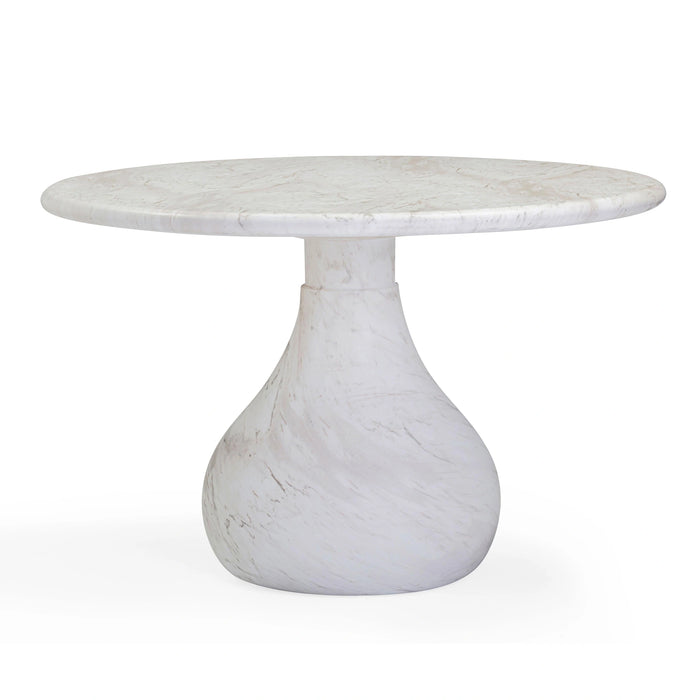 Smooch 47" Concrete Indoor/Outdoor Round Dining Table