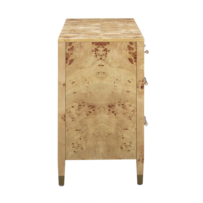 Brandyss 62" Burl 7-Drawer Dresser