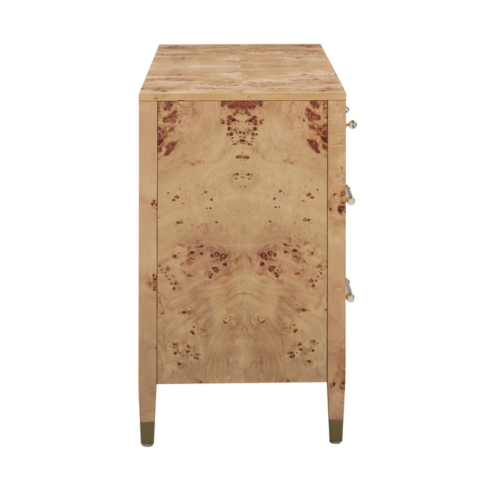 Brandyss 62" Burl 7-Drawer Dresser