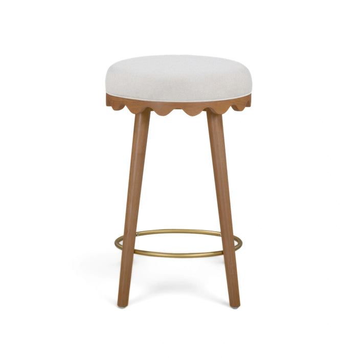 Oodle Performance Vegan Mohair Bar and Counter Stool