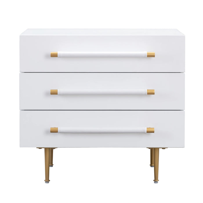 Trident 28" 3-Drawer Nightstand