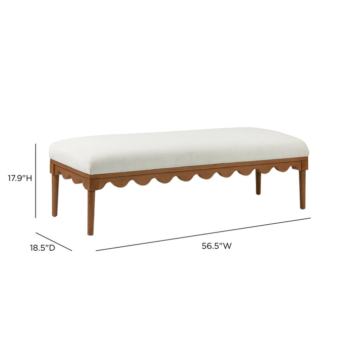 Oodle 56.5" Performance Vegan Mohair Bench