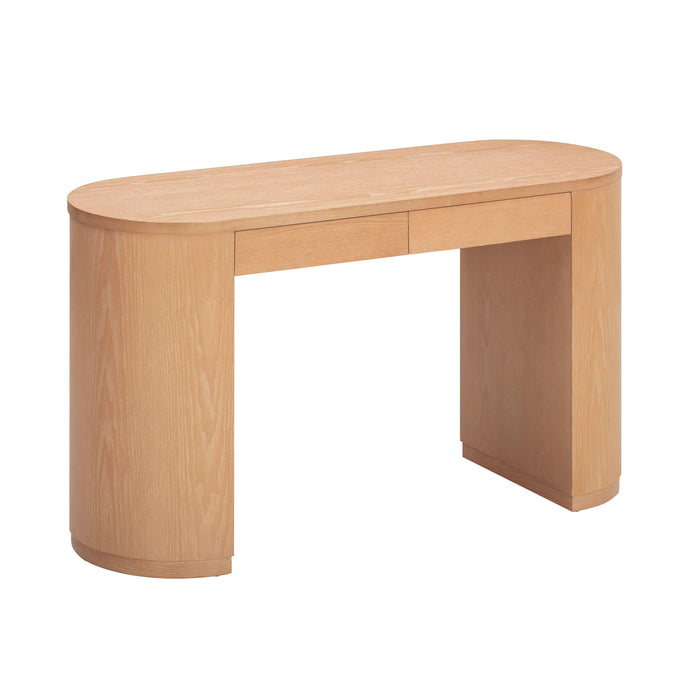 Marlow 52" Wood 2-Drawer Writing Desk