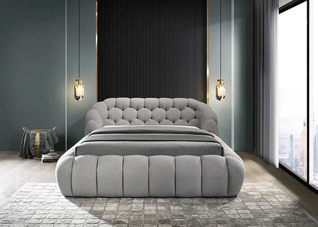 Newquay Bed Black, White, & Gray