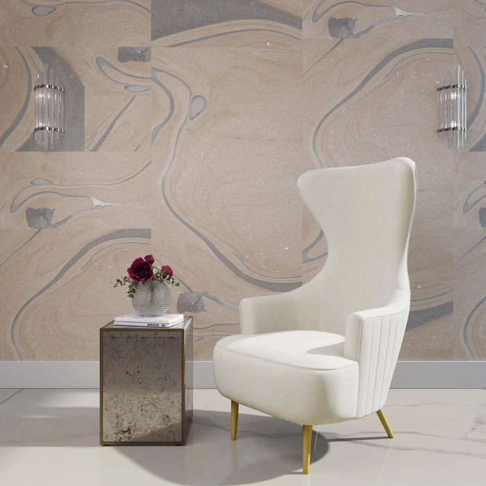 Julia Velvet Wingback Accent Chair