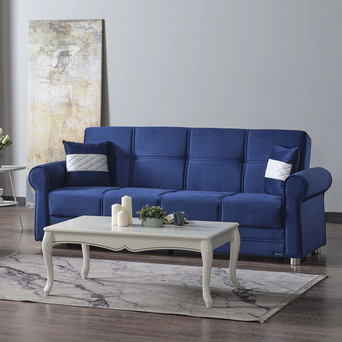Ottomanson Sara Collection Upholstered Convertible Sofabed with Storage
