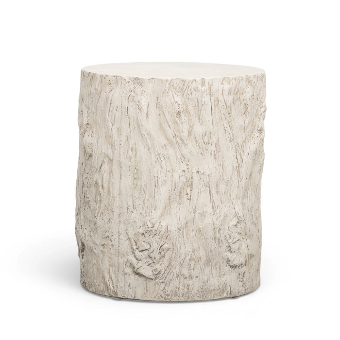 Fawn Driftwood Concrete Indoor/Outdoor Side Table