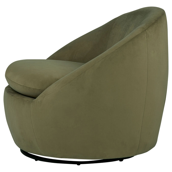 Myernick Upholstered Swivel Accent Chair